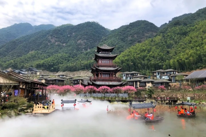 上饒葛仙山景區思源居住宿一晚雙人自助早餐景區大門票2張雙人往返